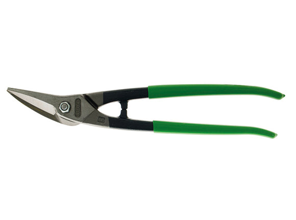 2700 11GR Stubai Combination Tin Snips Right (Green PVC Handle)