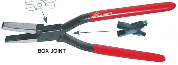 2805 01 Stubai Tinsmith's Flat Nose Pliers with Teeth lap joint