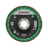 Wurth Segmented Grinding Disc for Stainless Steel, domed BR22.23-G40-D125mm